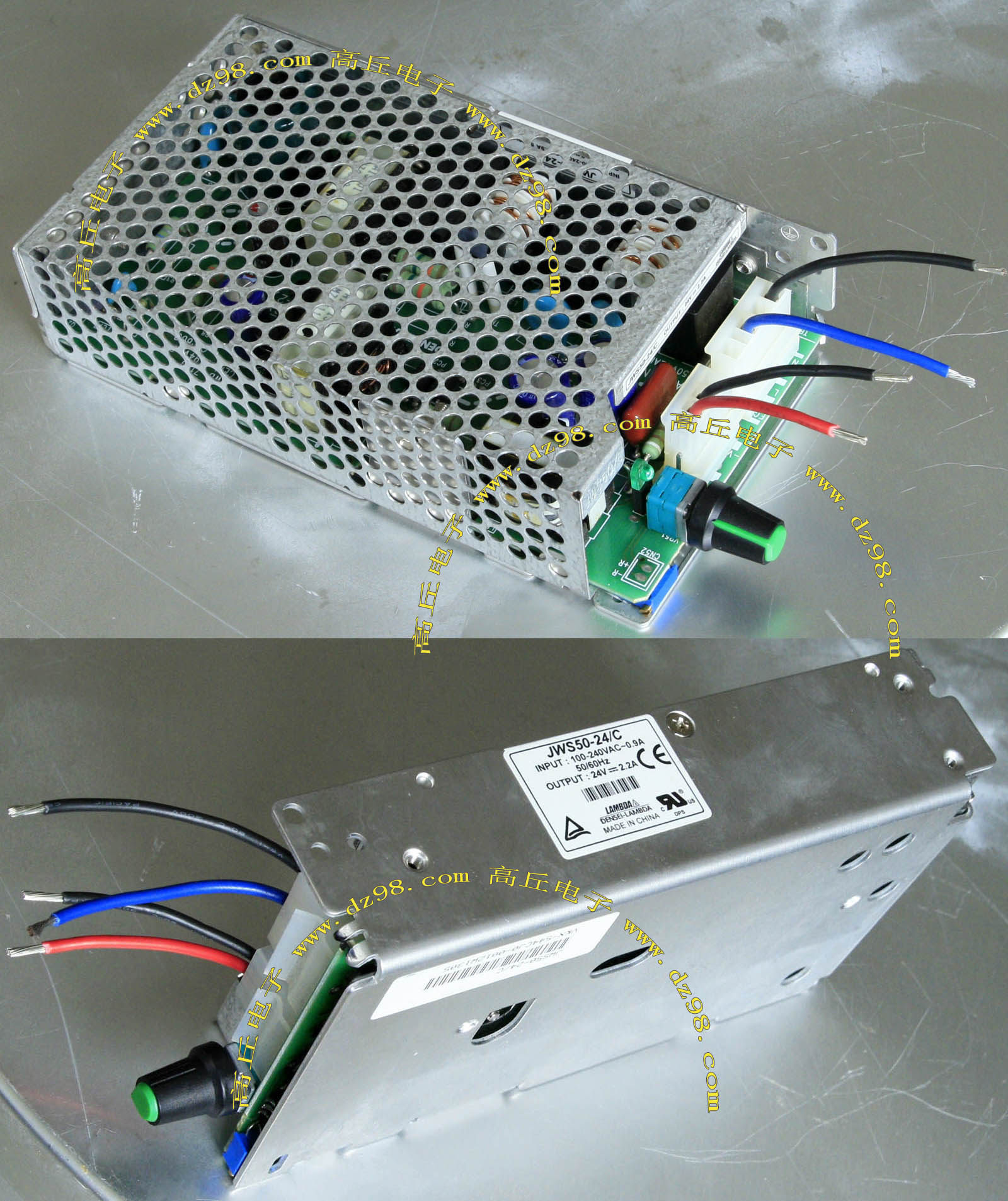 日本LAMBDA 10V-24V可调 2.2A 开关电源 24V 风扇 调速 电源