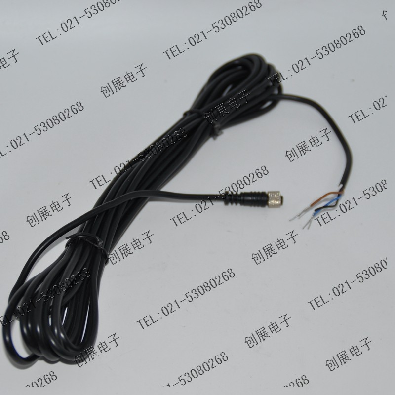 【特价销售】连接线★插线 母头 M8-直头5米3芯 ZCX08-Y10/3