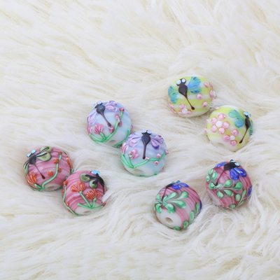 diy复古日式饰品琉璃珠