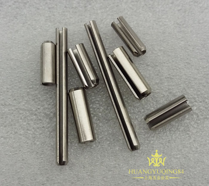 百支价GB879 3*10-40mm304不锈钢直槽型弹性圆柱销304空心销开槽