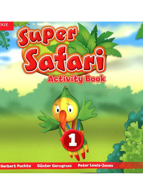 英文原版剑桥幼儿英语教材 Super Safari Level 1 练习册