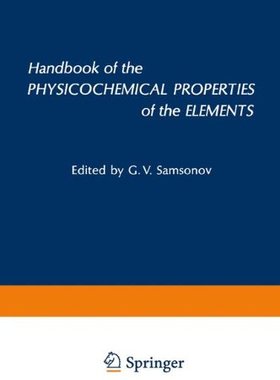 【预售】Handbook of the Physicochemical Properties of ...
