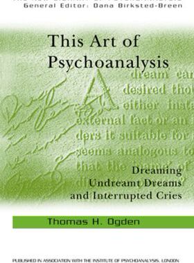 【预售】This Art of Psychoanalysis: Dreaming Undreamt D