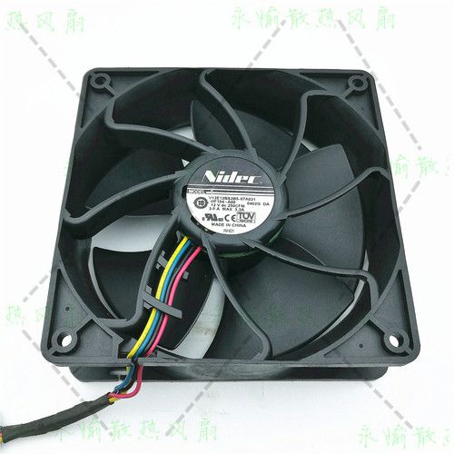 Nidec V12E12BS2B5-07A021 12V 3.0A 12038 大风量 增压散热风扇
