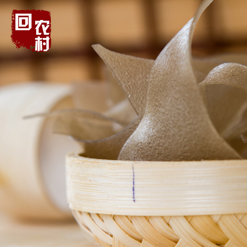 回农村红薯粉片农家纯手工自制地瓜粉皮正宗湖南特产400g