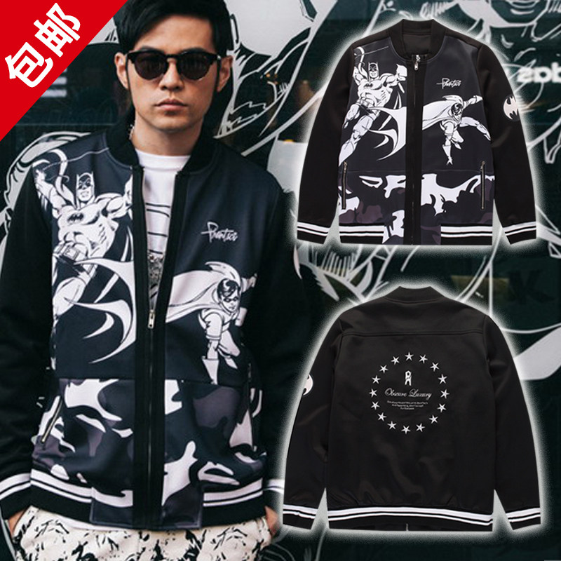 周杰伦同款蝙蝠侠地表演唱会夹克