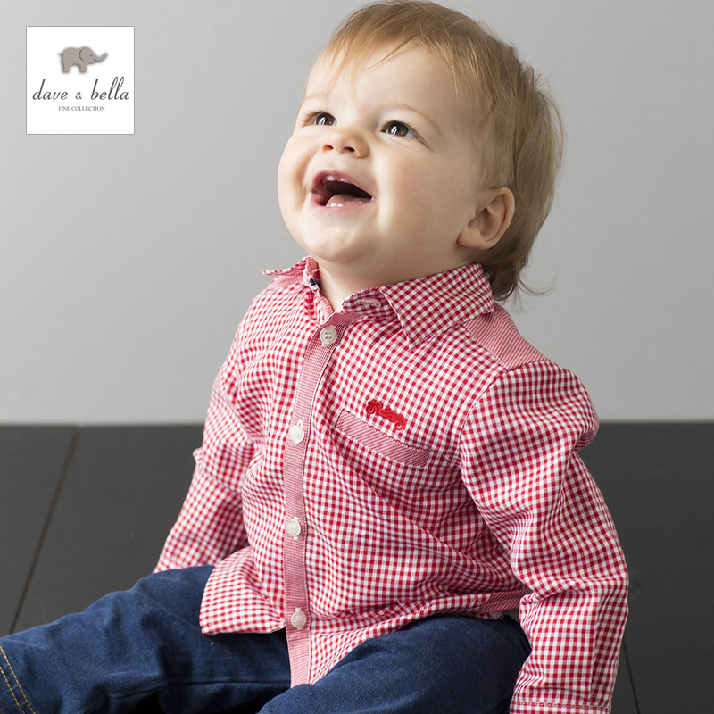 Chemise garcon DAVEBELLA à manche longue - Ref 2082246 Image 1