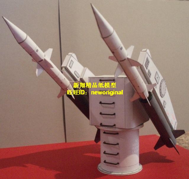 美国小猎犬防空导弹驱逐舰舰对空防空导弹发射架对空导弹系统模型