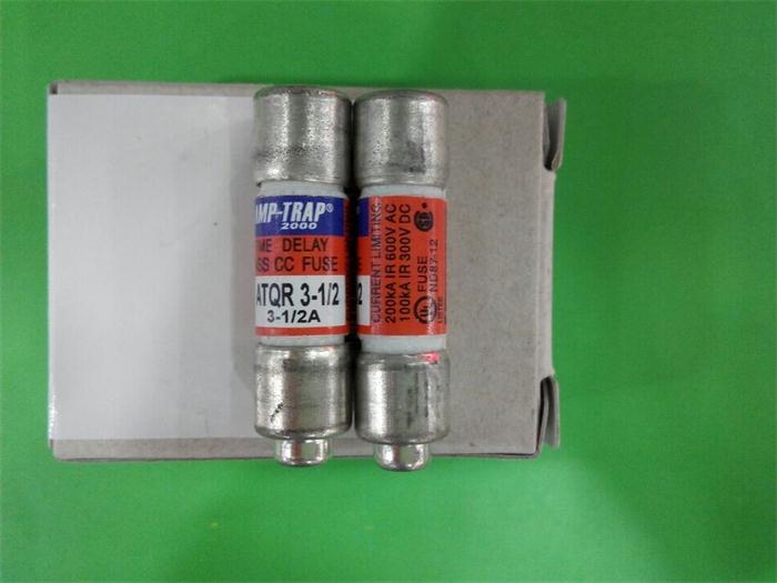 ATQR 3-1/2 AMP TRAP法雷10X38陶瓷延时熔断器保险丝3.5A正品