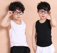 Tiếp thị trực tiếp mùa hè cotton áo sơ mi lớn trẻ em bé trẻ sơ sinh trẻ em ngắn tay t-shirt tinh khiết trắng boy girl t-shirt