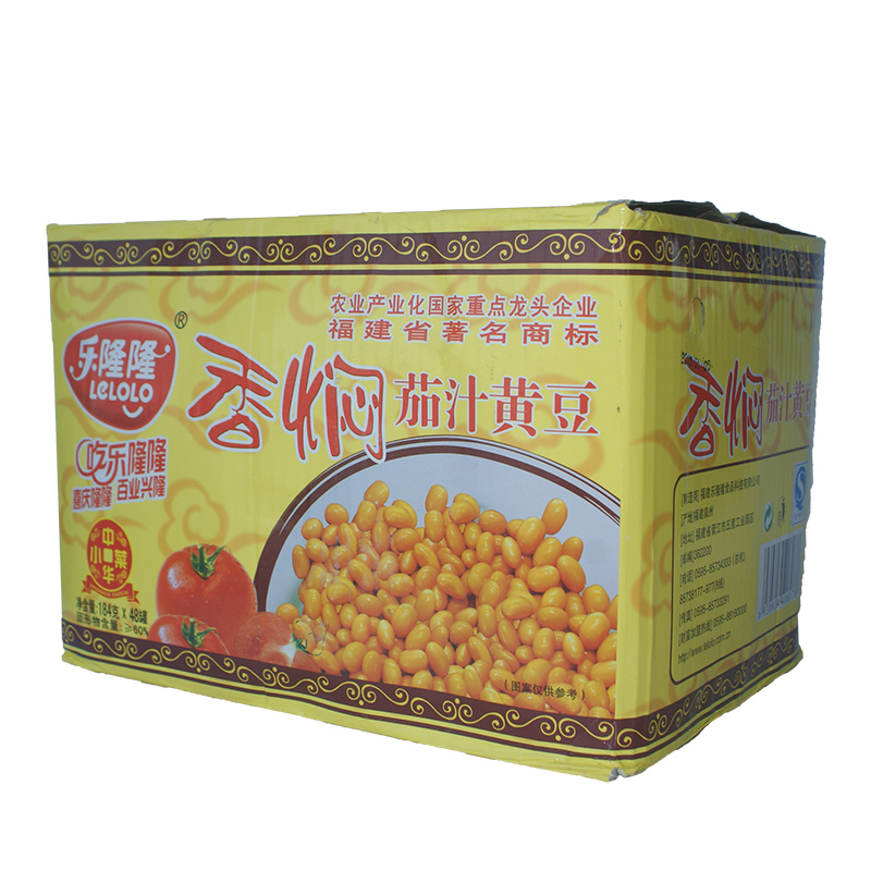 隆隆香焖茄汁黄豆184克即食