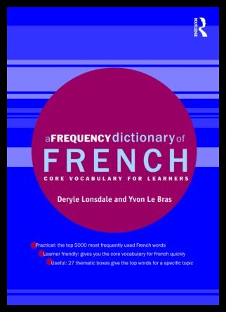 【预售】A Frequency Dictionary of French: Core Vocabula