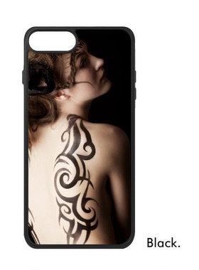 适用于iPhone裸背纹身褐发美女图Xr手机壳max保护套678plus硅胶11