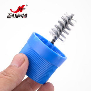 NST 耐施特两用型钢丝刷刷子清洁桩子端子蓄电池电瓶刷通用清洁刷