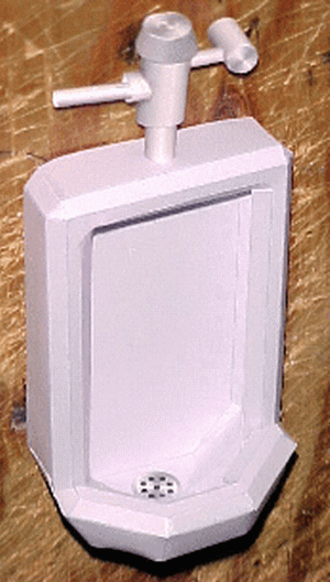 男厕所洗手间小便池抽水马桶桌子室内场景建筑户型室内家具模型