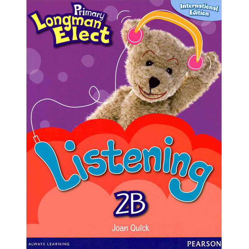 原版进口培生朗文小学6-12岁英语教材 Primary Longman Elect Listen 2B 听力练习