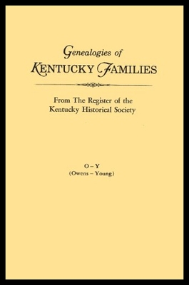 【预售】Genealogies of Kentucky Families, from
