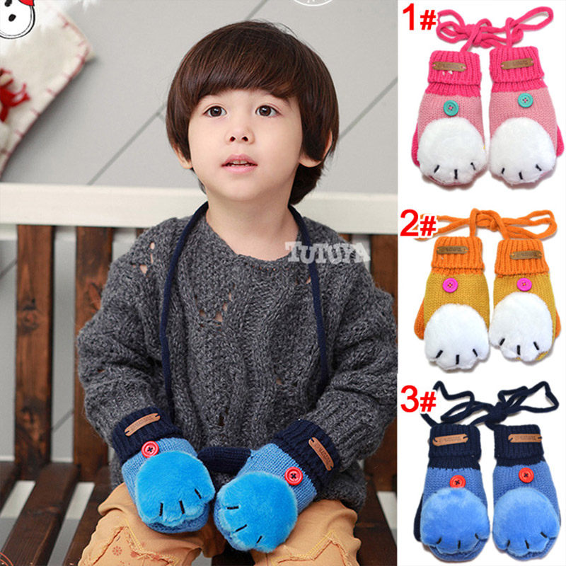 Gants pour enfants en de laine - Ref 2146142 Image 1