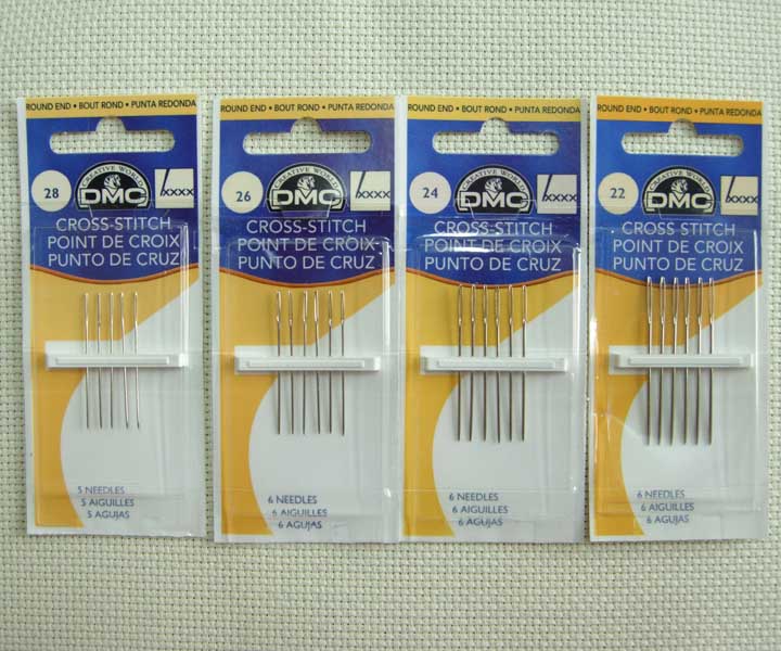 胡丽丽十字绣 法国DMC绣针22 24 26 28号 规格留言备注 7元/板