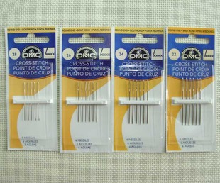 法国DMC绣针22 板 规格留言备注 7元 28号 胡丽丽十字绣