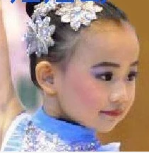 头饰儿童啦啦操比赛舞台健美操