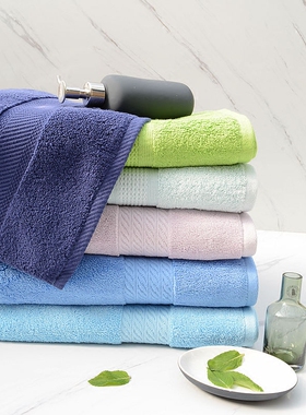 【欧亚】出口欧美dkn*无捻纯全棉加厚浴巾不厚实请退柔软吸水包邮