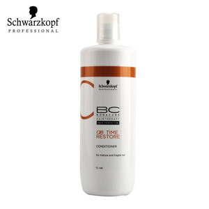 Schwarzkopf/施华蔻 保丽辅酶Q10时光焕彩护发素1L针对细发脆弱