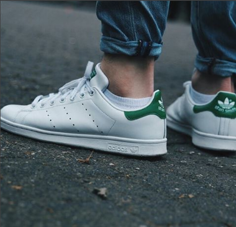 adidas正品韩国代购直邮Stan Smith经典史密斯绿尾粉蓝深蓝 板鞋