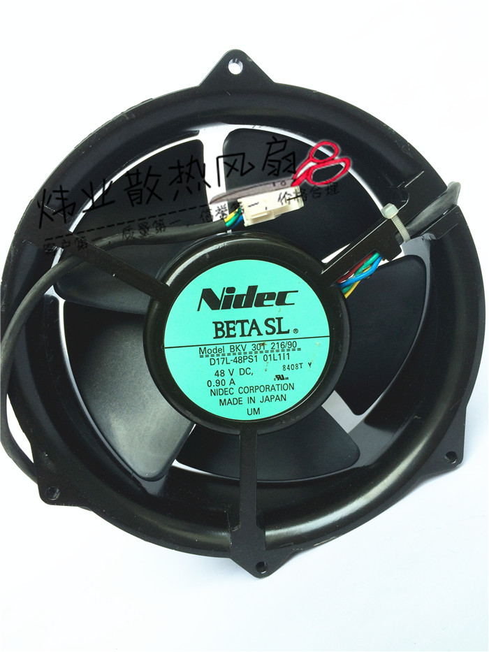 原装NIDEC D17L-48PS1 01L1L1 48V 0.90A 17CM 变频器服务器风扇
