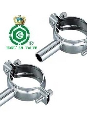 201不锈钢卫生T型管子夹管套DN15DN20DN32DN40DN50DN65DN80-DN150