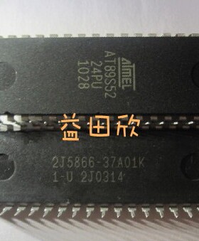 AT89S52-24PU 8位闪存微控制器 DIP-40 正品 AT89S52