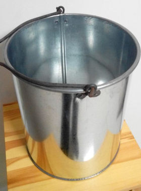 加厚铁皮水桶铁桶白铁皮桶水桶浇花桶大号洗车桶桶大号家用提水桶