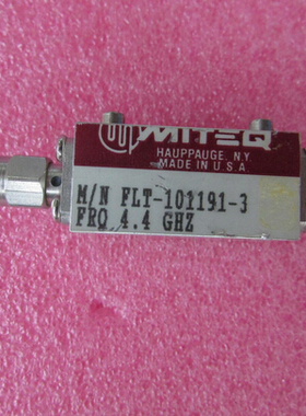 MITEQ进口 FLT-101191-3 4.4GHZ SMA母 射频微波同轴低通滤波器