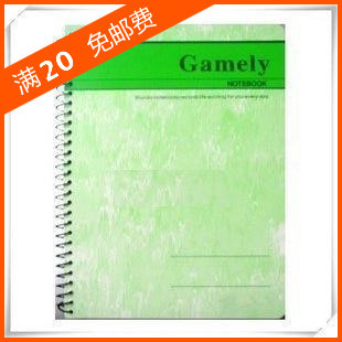 A5 线圈本 线圈笔记本 软抄 软皮抄 拍纸簿 单行本 A5笔记本