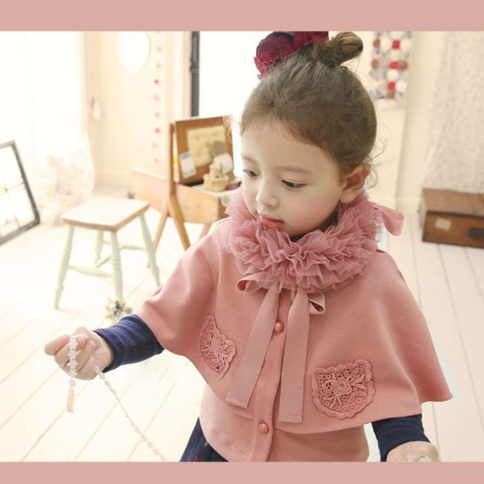 Cape pour fille en cachemire - Ref 2155606 Image 1