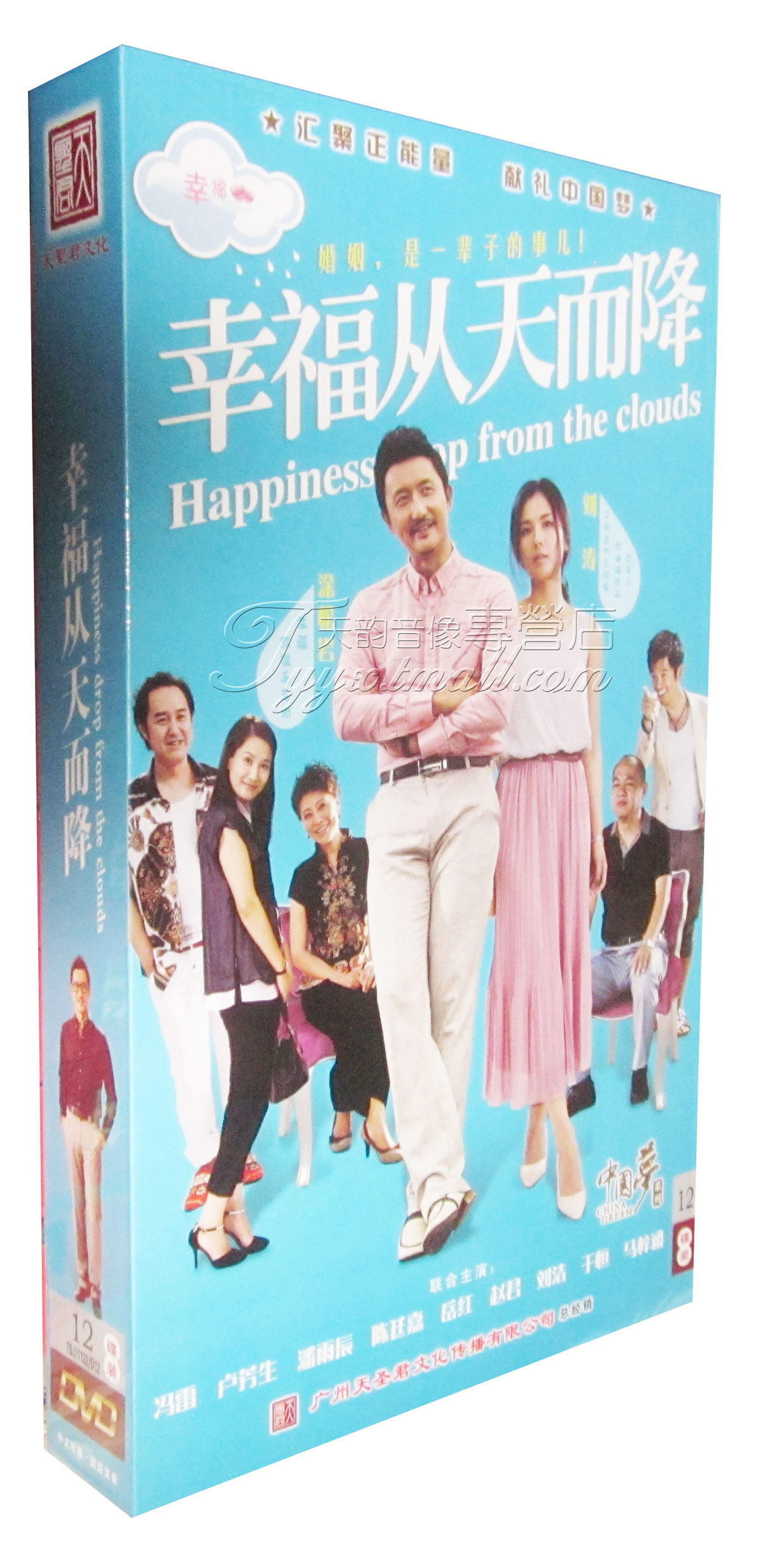 正版电视剧 幸福从天而降 精装dvd光盘涂松岩刘涛珍藏版12dvd碟片