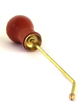 包邮喷粉器红色铜管喷球处理灭除杀治白蚁工具药粉剂铜管橡胶喷球