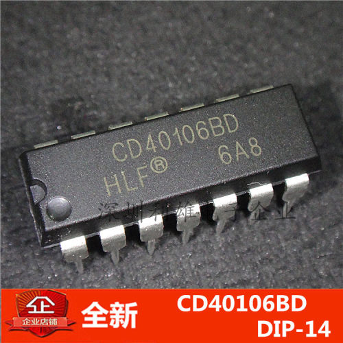 全新 CD40106BD CD40106 直插 DIP-14 六施密特触发器 现货