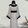 Nhà thơ nhà Đường Li Bai trang phục cổ trang phục Hanfu nam nhà thơ cổ đại nhân tài tài năng biểu diễn sinh viên - Trang phục dân tộc quần áo thổ cẩm