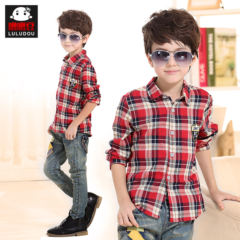 Chemise garcon à manche longue - Ref 2072879 Image 1