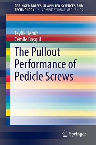 【预订】the pullout performance of pedicle screws