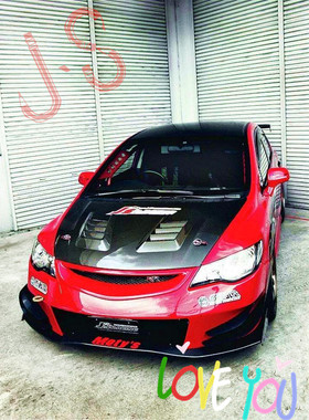 Honda civic FD2 J'S racing style body kits 本田FD2改装包围