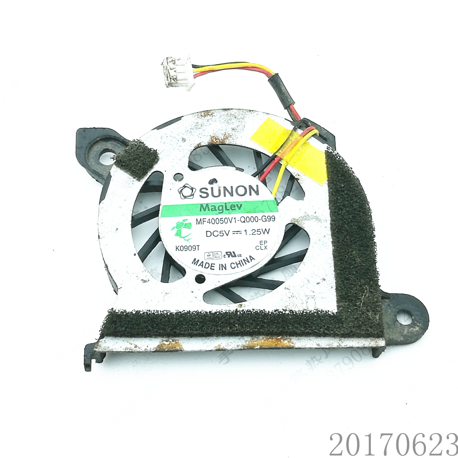 SUNON MF40050V1-Q000-G99 5V 1.25W 3线东芝NB300笔记本CPU风扇