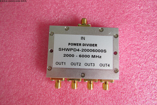 2000-6000MHz 10W SMA RF 射频同轴4路 一分四功分器 频率可定制|ruв категории Цифровые аксессуары, бытовой аудио аксессуары, распылитель/делитель частоты/сплиттер - от Buy2taobao.com для оказания профессиональной услуги покупки агента Taobao