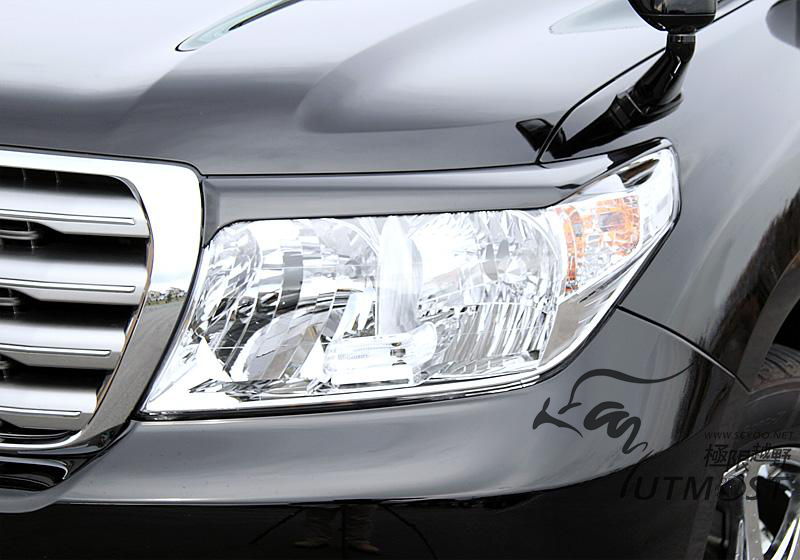 JAOS兰德酷路泽LC200大灯装饰眉灯眉（现货只有白色的了）