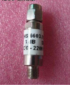 H+S 6603.19.AC 3dB DC-2.2GHz 2W SMA RF射频微波同轴固定衰减器