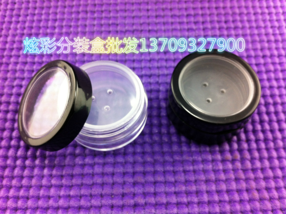 10克开天窗可配网筛散粉盒 装3克粉 散粉分装盒 空盒