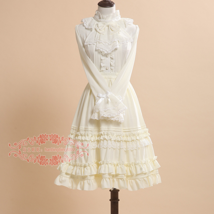 lolita蛋糕雪纺半身裙洛丽塔打底裙衬裙蓬蓬裙蕾丝宫廷公主裙撑女|msdalam kategori Butik wanita / wanita, skirt - dari Buy2taobao.com untuk memberikan perkhidmatan ejen Taobao profesional membeli