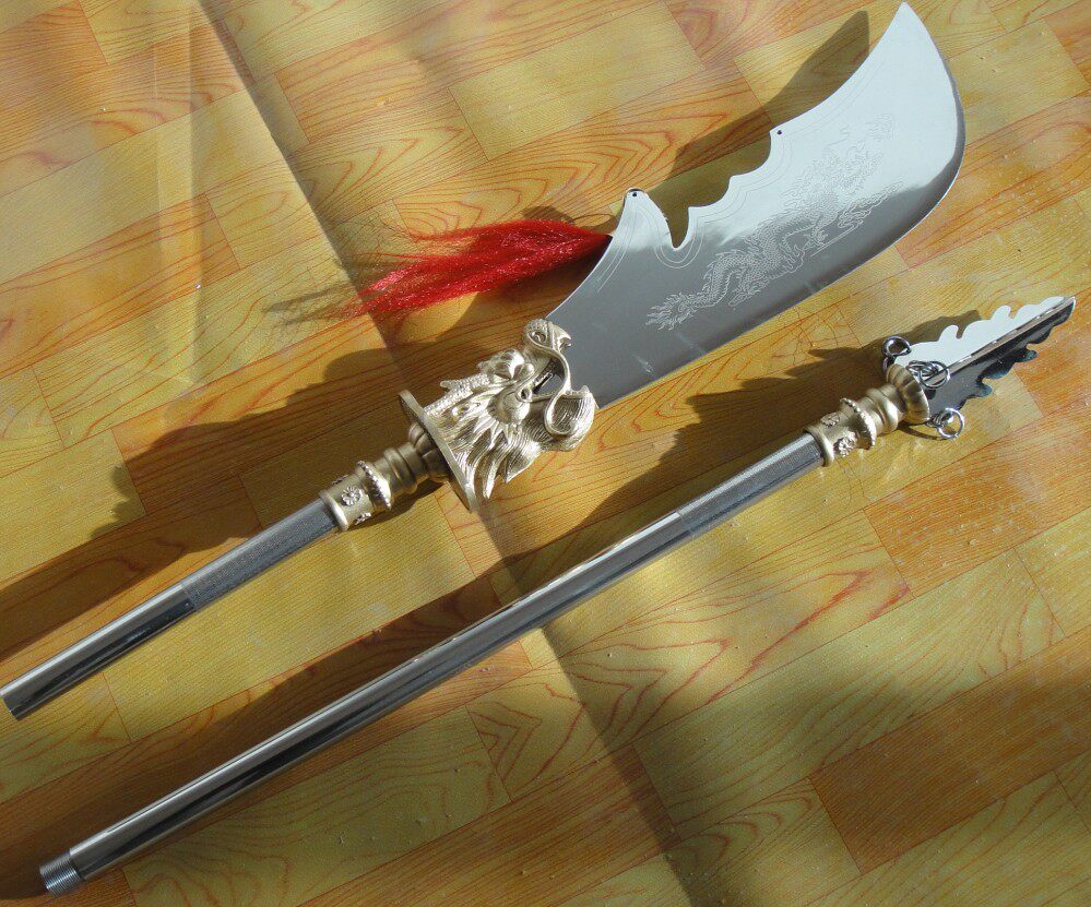 包邮加重不锈钢关公大刀 不锈钢春秋刀 青龙偃月刀13斤 未开刃