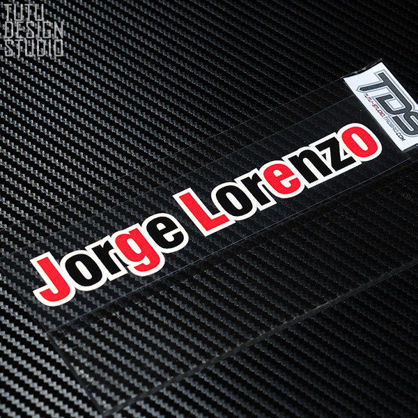 tutu圖圖車貼 motogp车手洛伦佐99 个性装饰摩托车车壳风挡反光贴